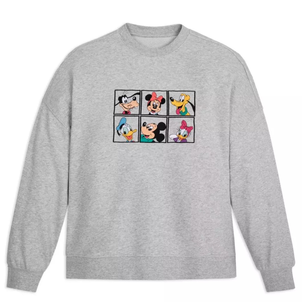 New Mickey Mouse and Friends Pullover Sweatshirt for Women